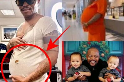 Somizi Mhlongo Sparks Pregnancy Rumors with Hilarious Baby Bump Post