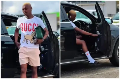 PICS: Former Kaizer Chiefs star spotted with a sleek R1.5m Merc